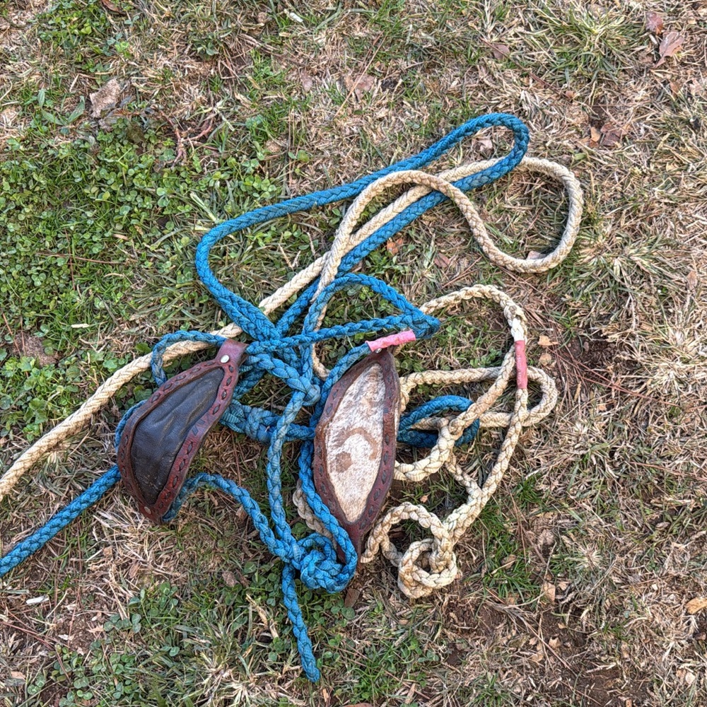 Leather nose rope halters